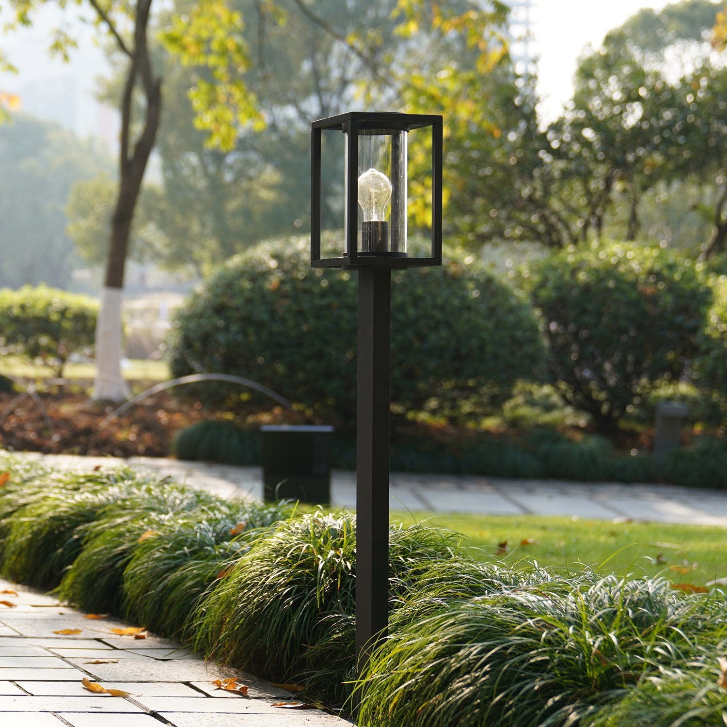 34312-800-black Inowel Light Outdoor Pathway Lights E26 (Not Include) N/a 23.62in Brown