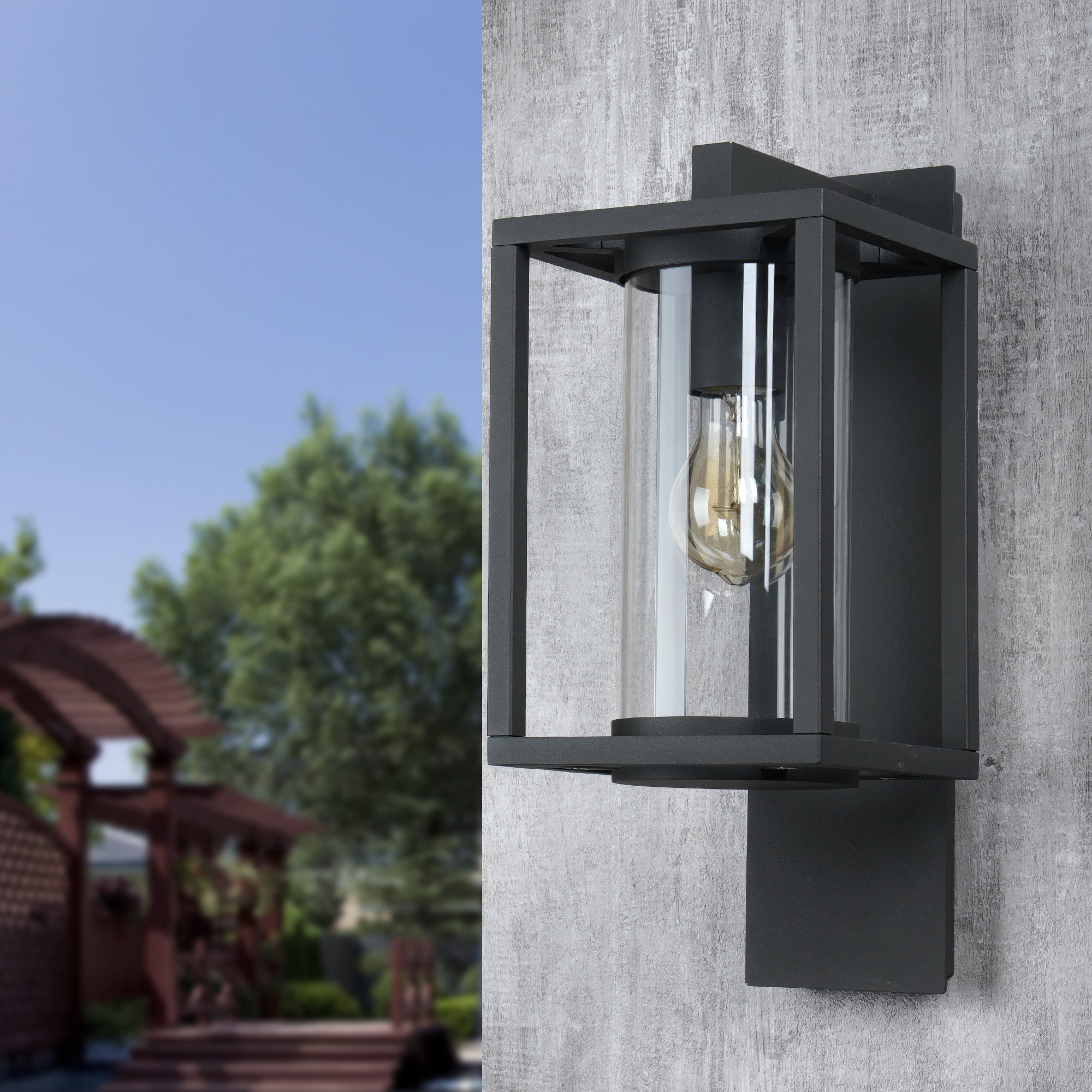 Inowel Wall Light Outdoor Wall Mount Lamp E26 Bulb (Not Include)