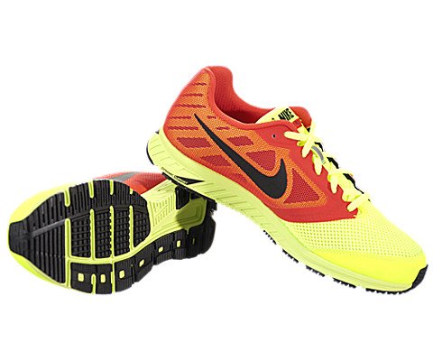 Nike Men's Zoom Fly Volt/Black/Lt Crimson Running Shoe 10 Men US thumbnail