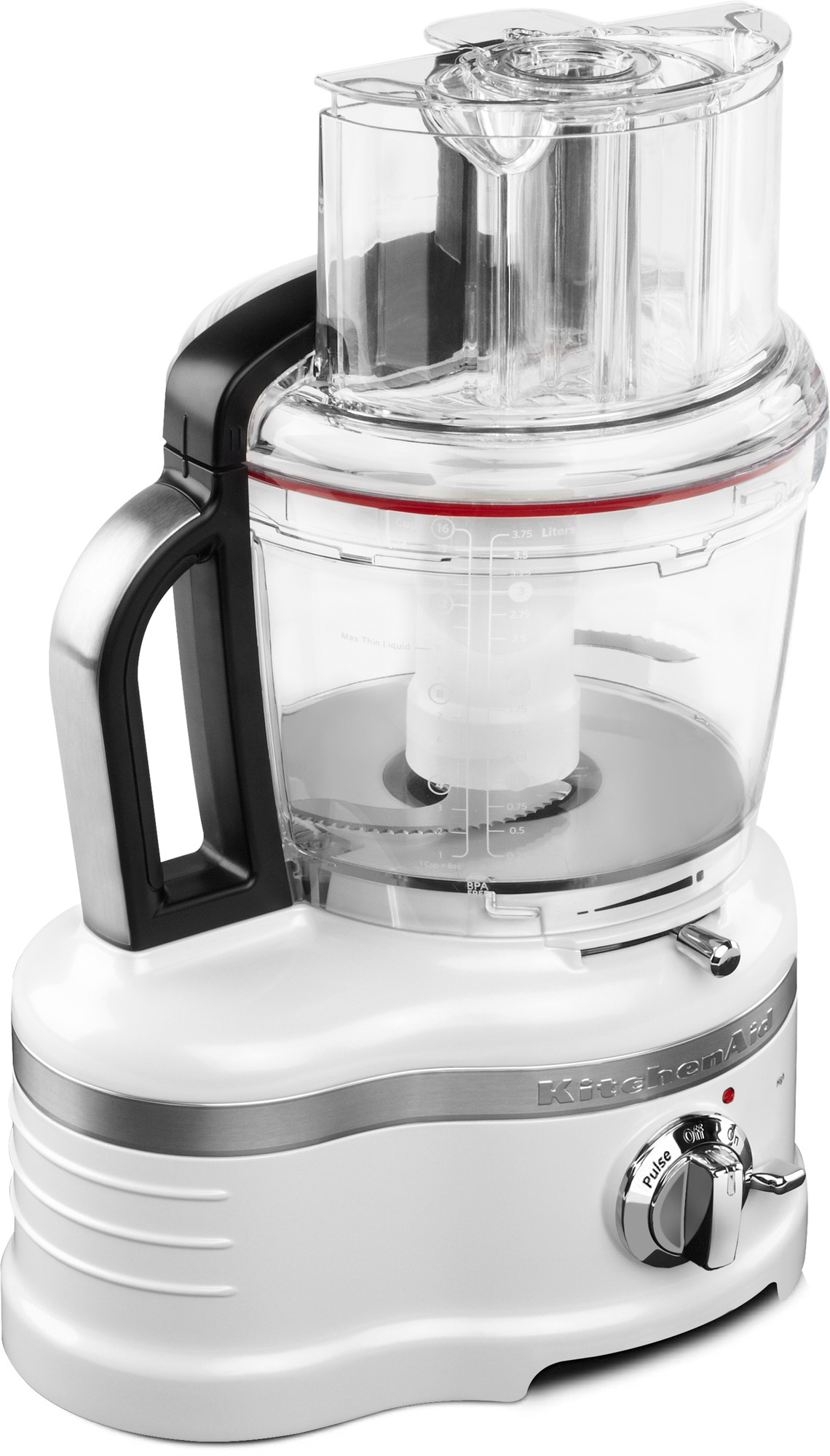 KitchenAid Pro Line Series 16-Cup Food Processor W/ Die Cast Metal Base & Commercial-Style Dicing Kit in White, KFP1642FP