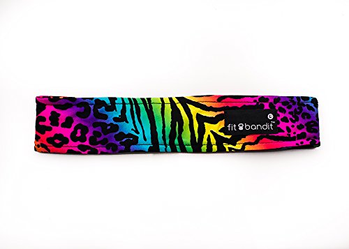 Fit Bandit, No Slip Headband, Multi Color, Animal Magnetism *Patent Pending, Made in the USA