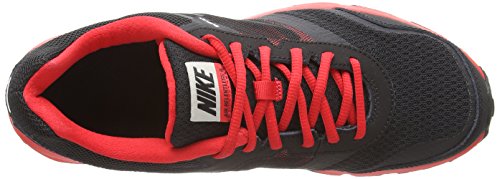 Nike Men's Air Relentless 4 Running Shoe (10 D(M) US, Black/White/University Red/Metallic Slvr)