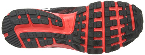 Nike Men's Air Relentless 4 Running Shoe (10 D(M) US, Black/White/University Red/Metallic Slvr) thumbnail