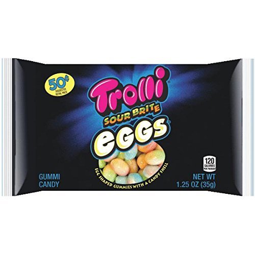 Trolli Sour Brite Eggs - (24) 1.25 Oz Bags