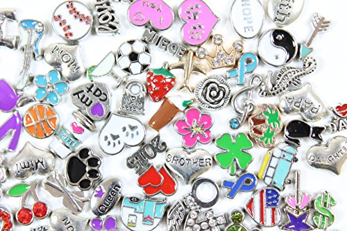 Assorted Floating Charms for Living Glass Lockets (Lot of 10) thumbnail
