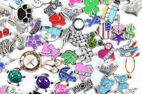Assorted Floating Charms for Living Glass Lockets (Lot of 10) thumbnail