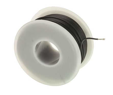 Alpha Wire 3252 Series Black 0.52 Mm² Hook up Wire, 20 AWG, 7, 30 M, Polyvinyl Chloride, 3252 BK005