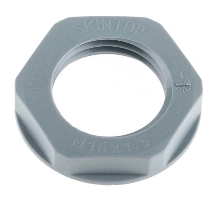 Lapp Grey Fibreglass Reinforced Polyamide Cable Gland Locknut, M16 Thread, IP68