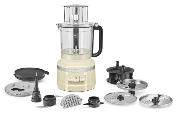 KitchenAid® 13-Cup Food Processor W/ French Fry Disc & Dicing Kit in White, KFP1320AC