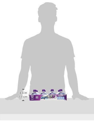 AquaBall Naturally Flavored Water, Grape, 12-Ounce (Pack of 12) thumbnail