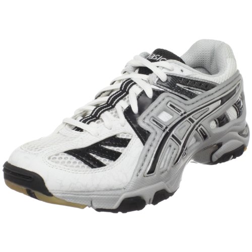ASICS Women's GEL-Volley Lyte Volleyball Shoe,White/Black/Silver,8 M US
