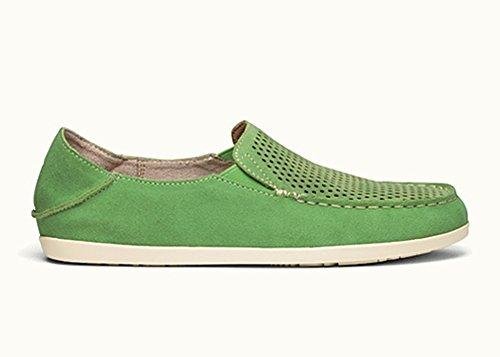Olukai Nohea Perf - Womens Comfort Shoe Sour Tart/Off White - 5