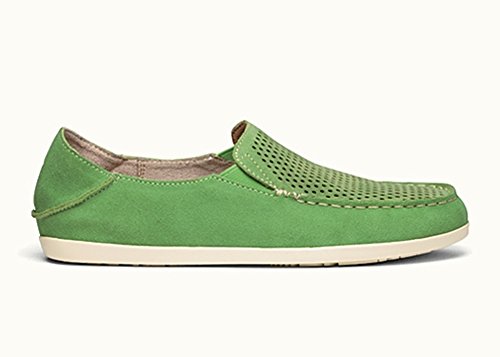 Olukai Nohea Perf - Womens Comfort Shoe Sour Tart/Off White - 7