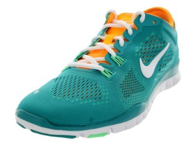 Nike Women's Free 5.0 TR Fit 4 Trb Grn/White/Atmc Mng/Lt LCD Training Shoe 10 Women US