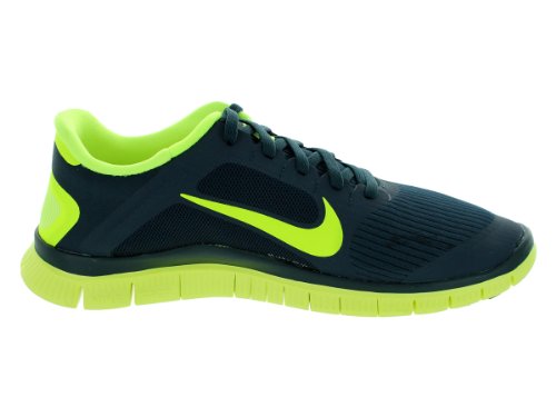 Nike Men's Free 4.0 V3 Armory Navy/Volt Running Shoes 10 Men US thumbnail
