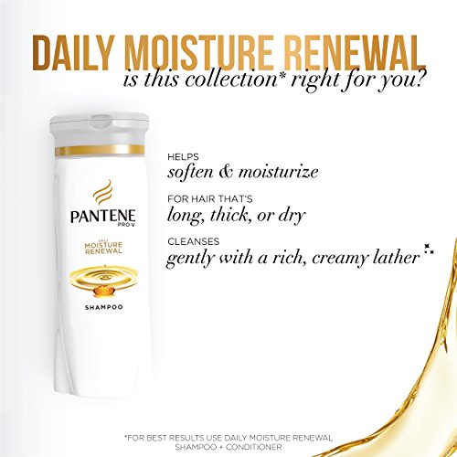 Pantene Pro-V Shampoo, Daily Moisture Renewal, 12.6 Ounce thumbnail