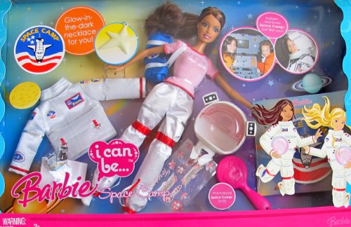 Barbie I Can Be SPACE CAMP DOLL SET W TERESA DOLL (Brown Hair), Fashions, PROMO DVD & More! TOYS R US EXCLUSIVE (2008)