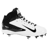 Nike Men's Huarache Strike Mid Metal White/Black 10 D - Medium