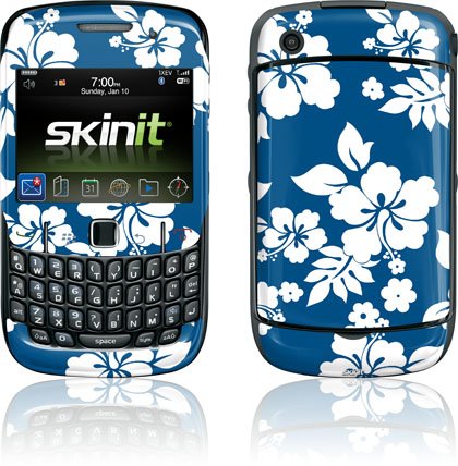 Skinit Protective Skin for Curve 8530 - Blue/White thumbnail