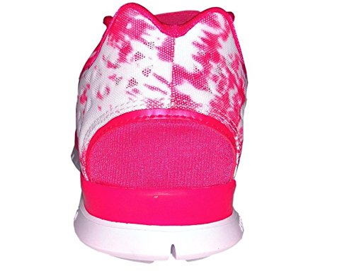 Women's Nike Free TR FIT 3 PRT Running Shoes. Size 10. PINK FORCE/WHITE-PURE PLATINUM thumbnail
