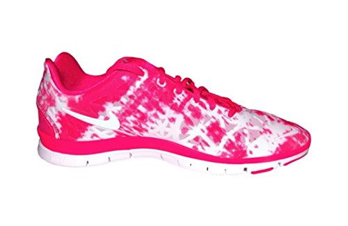 Women's Nike Free TR FIT 3 PRT Running Shoes. Size 10. PINK FORCE/WHITE-PURE PLATINUM thumbnail