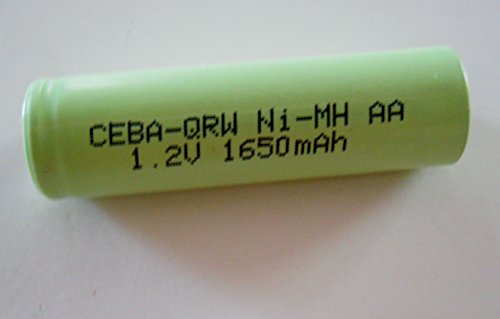 Combo: 2 Pcs - NiMh 1.2V AA 1650/1700 MAh Shaver Battery with Solder Tabs for Braun, Norelco, Remington Shaver Models thumbnail
