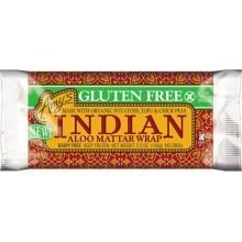 INDIAN MADE WITH ORGANIC POTATOES, TOFU & CHICKPEAS TORTILLA ALOO MATTAR WRAP, INDIAN