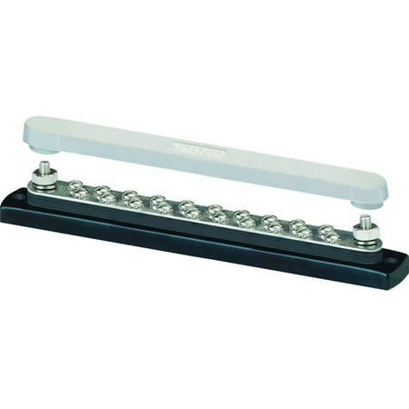 FulnKye Blue Sea 2312  150 Ampere Common Busbar 20 X 8-32 Screw Terminal with Cover