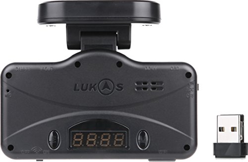 Lukas LK-7950 2-Channel 1080p Full HD Car Dashboard Camera Duo with Built-in WiFi, 24GB (16GB Front + 8GB Rear) thumbnail