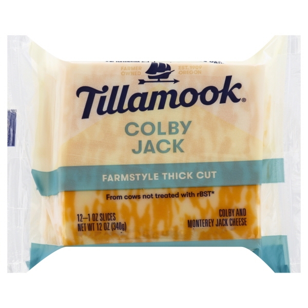 Thick Colby Jack Cheese Slices