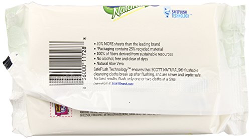 Scott Natural Moist Wipe Refill, 51 Ct thumbnail
