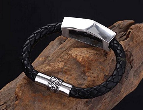 316l Stainless Steel Bangle Assassins Creed III 3 Leather Wristband Game Bracelet Promo Collectors Cosplay Jewelry Never Fade thumbnail