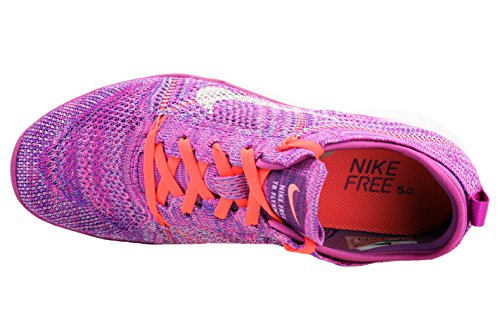 Nike Women's Nike Free TR Flyknit Training Shoe, Fuchsia Flash/Hot Lava/Fuchsia Glow/White (10) thumbnail