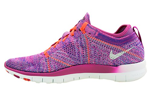 Nike Women's Nike Free TR Flyknit Training Shoe, Fuchsia Flash/Hot Lava/Fuchsia Glow/White (10) thumbnail