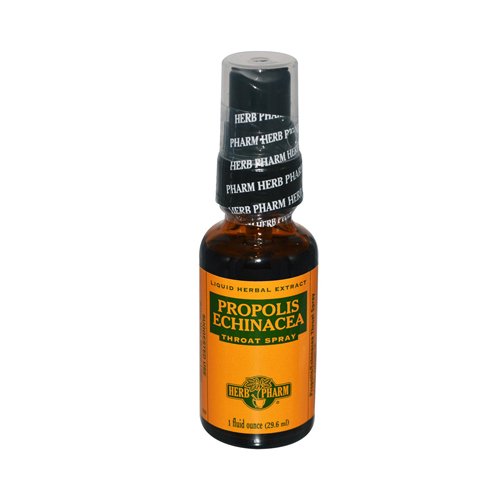 Herb Pharm Propolis Echinacea Throat Spray Liquid Herbal Extract - 1 Fl Oz