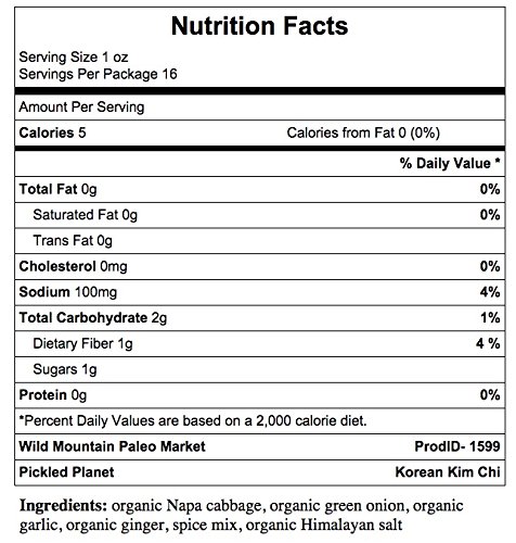 Organic Raw Sauerkraut, 