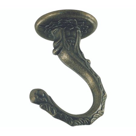 Westinghouse LGGA-7681 Westinghouse 7044100 Large Swag Hook 2-1/2 Inch Antique Brass