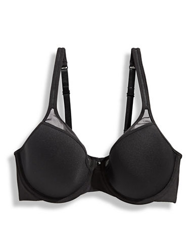 Bali 3439 Illusion Neckline Bra-BLACK-36C