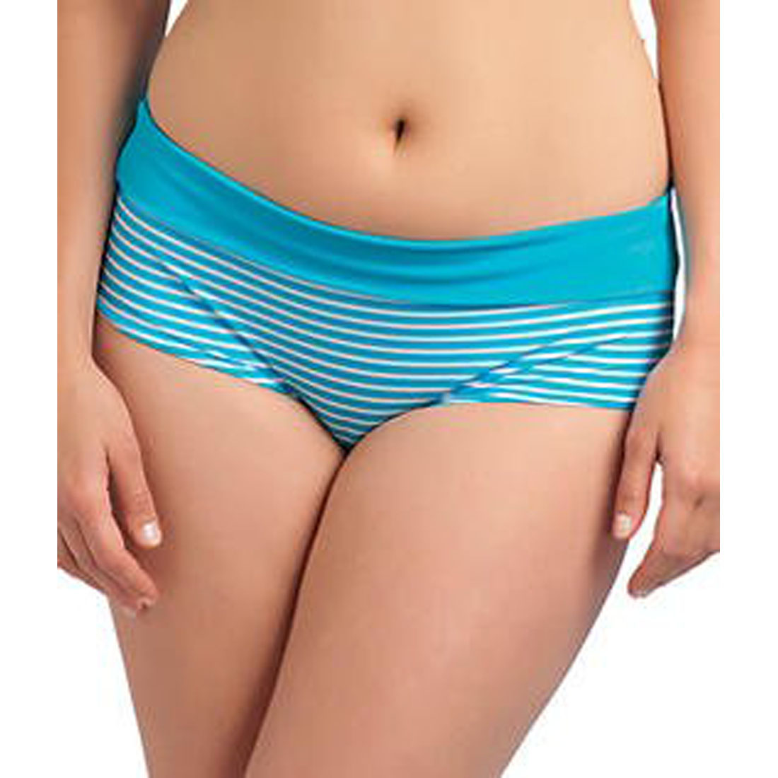 Freya Tootsie Boyshort Bikini Bottom, Azure, X-Small