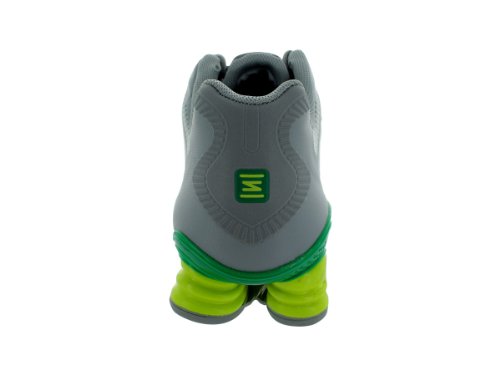 Nike Men's NIKE SHOX TLX RUNNING SHOES 10 (WOLF GREY/STADIUM GREEN/VOLT) thumbnail