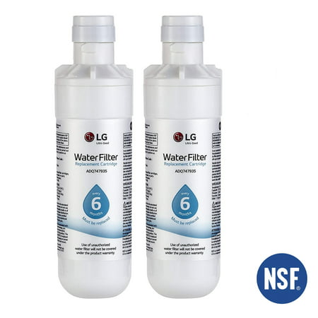 2PCS LT1000PC ADQ747935 MDJ64844601 Refrigerator Water Filter Replacement for L-G LT1000P  Kenmore 46-9980  9980  ADQ74793501  ADQ74793502 and LT120