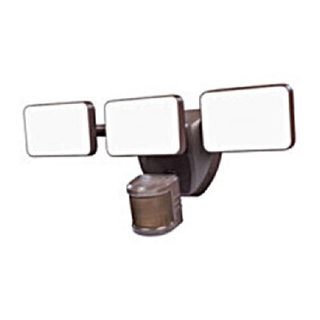 HeathCo HW-9303-BZ Light Mtn LED Security 3lt Brz