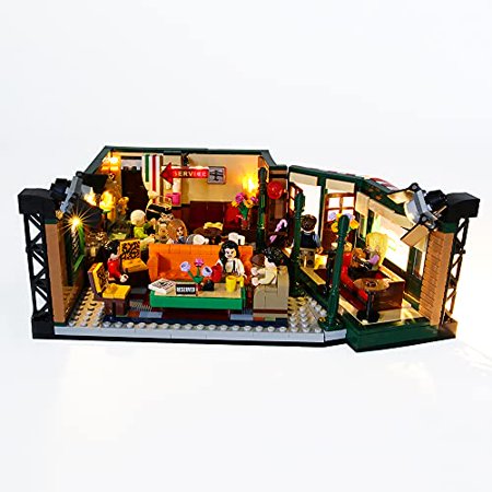 OELFFOW Light Set to Make Your (Ideas Friends the Television Series Central Perk) More Cozy. Block Model Light Set Is Compatible with Lego 21319 (Mode