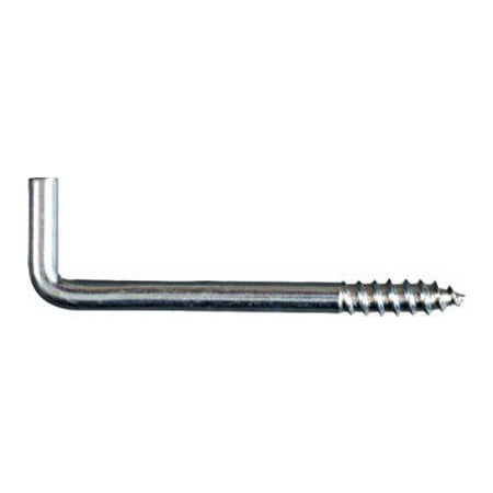 (Pack of 2)  National Hardware N120-402 Square Bend Screw Hooks 1-3/16 Inch Zinc Plated Steel 6 Pack WhatULCB-3119