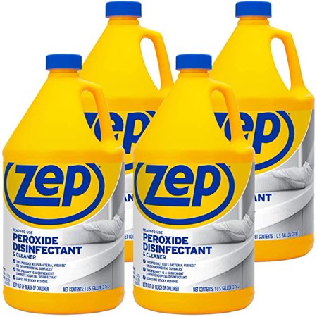 Zep RTU Peroxide Disinfectant & Cleaner 128 Oz ZUPRXDC128 (Case of 4) Fast Acting Formula