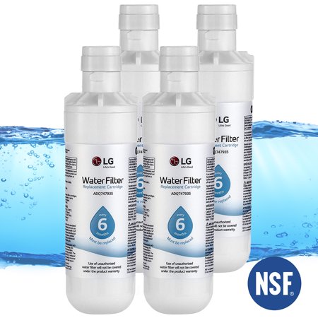 4PCS LT1000PC L-G Refrigerator Water Filter Replacement for L-G LT1000P  Kenmore 46-9980  9980  ADQ74793501  ADQ74793502 and MDJ64844601