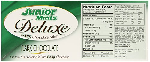 Creamy Mints Coated in Pure Dark Chocolate thumbnail