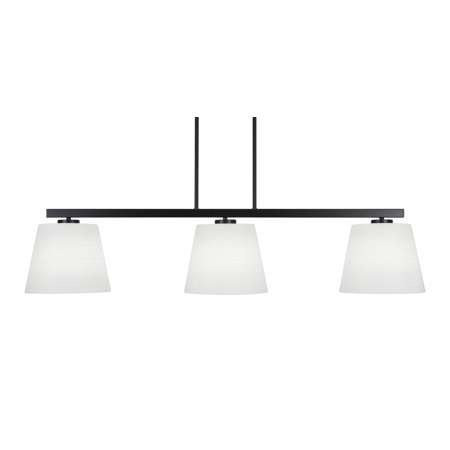 Toltec 4523-MB-4081 Atlas 3 Bulbs Bar Billiards Pool Table Island Light