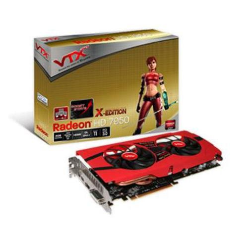 Radeon HD 7950 X-Edition - 3 GB GDDR5 - PCI-Express 3.0 (VX7950 3GBD5-2DHXV2)