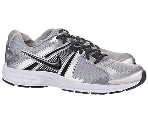 Nike Men's NIKE DART 10 RUNNING SHOES 10.5 Men US (MTLLC SILVER/BLK/ANTHRCT/WHITE) thumbnail